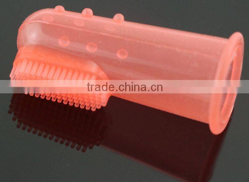Cool and soft fingertip toothbrush