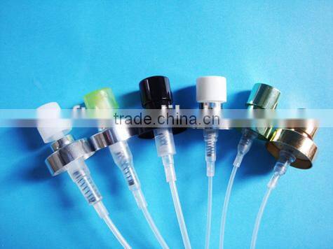 24mm water transfer printing treatment pump with special half cover, plastic external spring cream pump