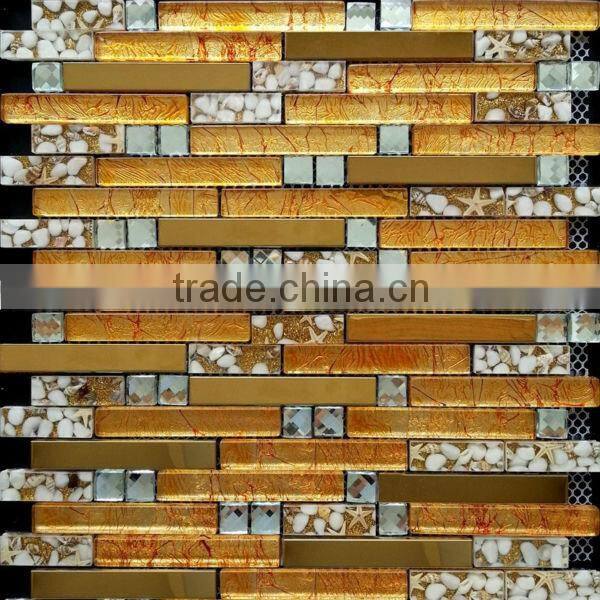 High quality decoration modern glass mosaic
