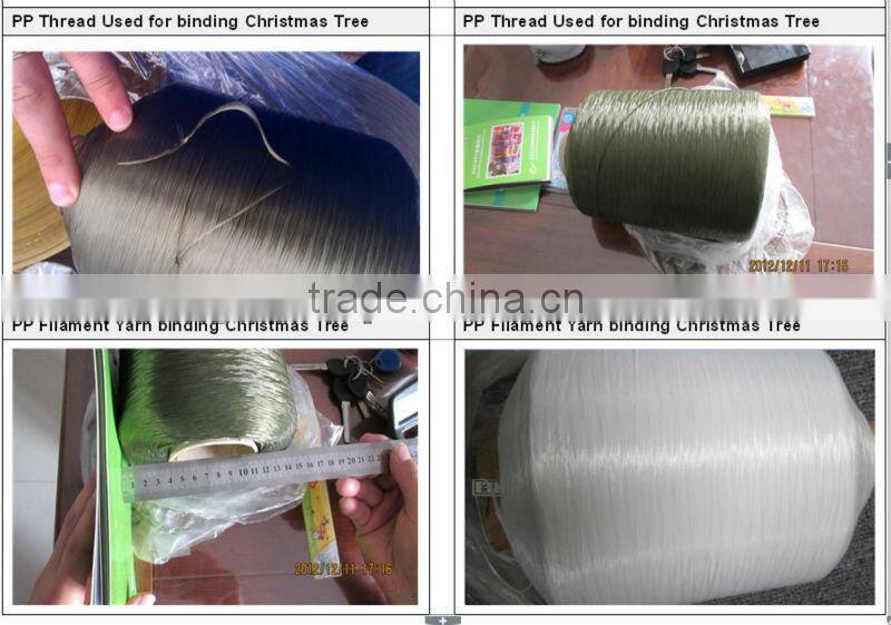 Polyester Filament Yarn (2100D,2400D Used For Binding Christmas Tree Branches)