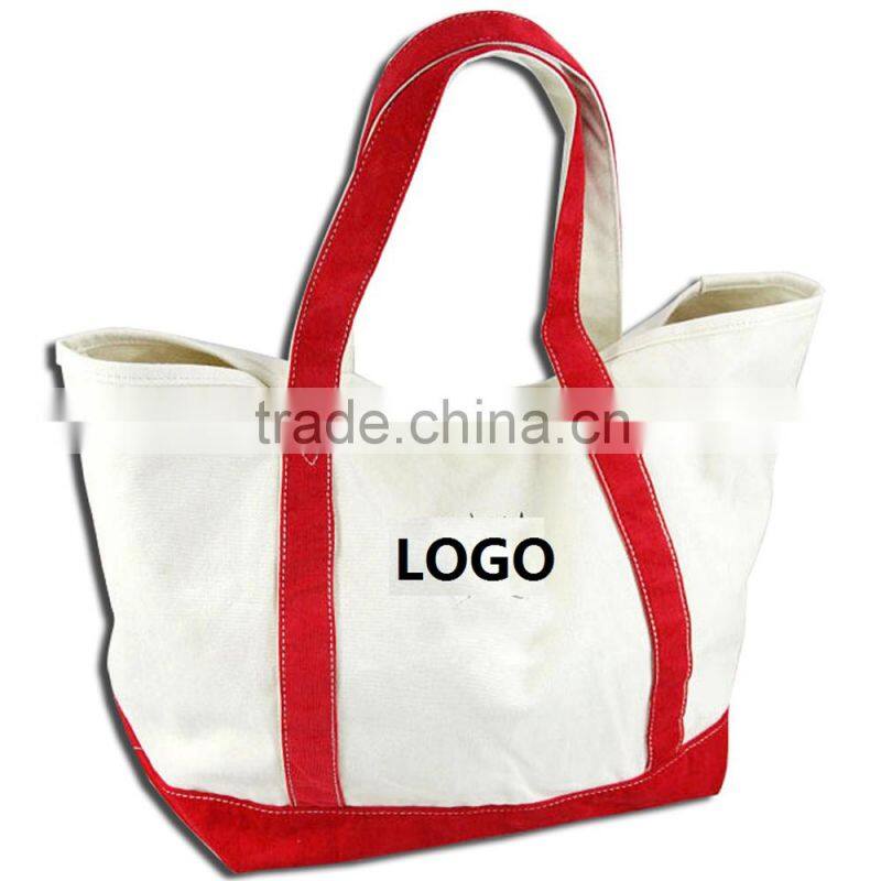 2016 custom print trapezoid shopping 8oz/10oz/12oz oem production canvas bag