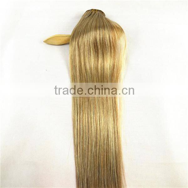 28 inch clip on human hair extensions virgin russian hair clip in