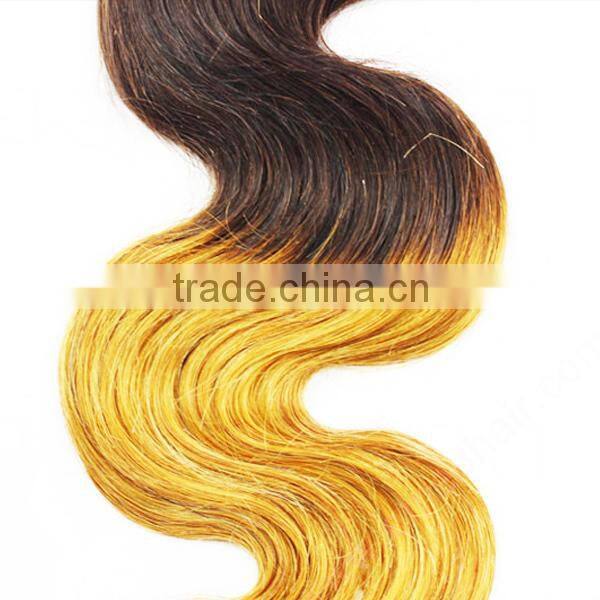Body Wave Full Cuticle Two Tone 1b 27 Ombre Colours Wholesale Distributors Virgin Peruvian Hair 3 Bundles