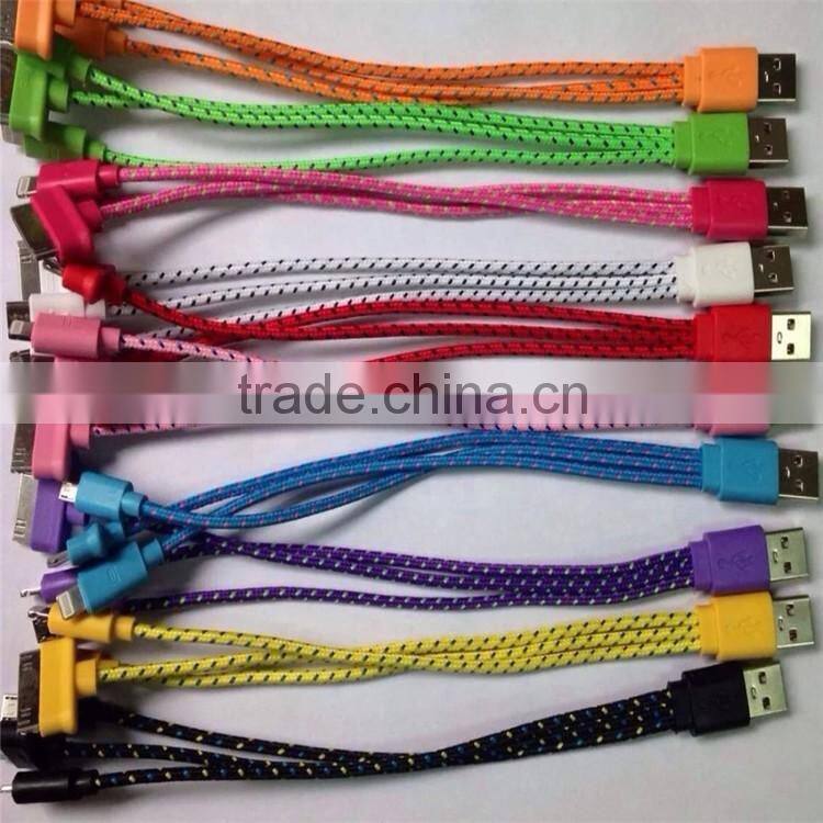 2016 hot selling high quality braided charging usb cable chinese manufacture directly supply usb cable