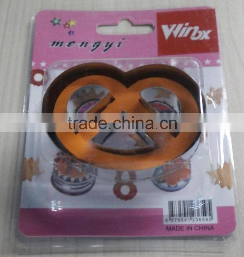 DIFFERENT SHAPE & SIZE S/S COOKIE CUTTER MOULD WITH BLISTER CARD