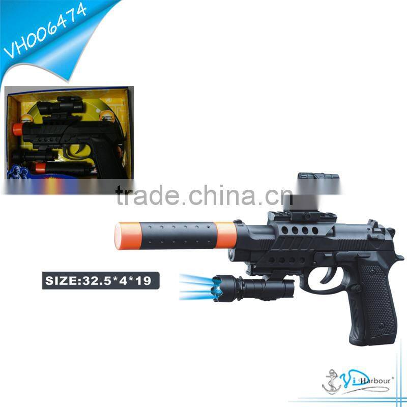 Hot Music Light and Vibrating Kids Toy Gun