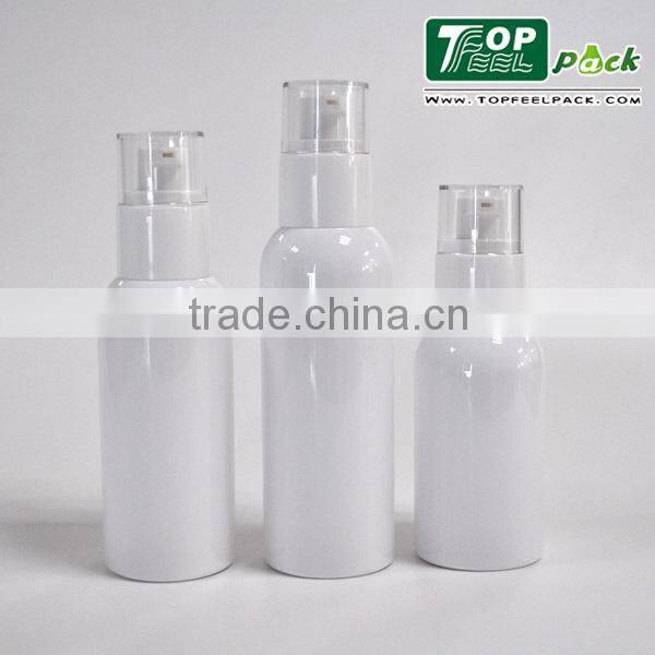 PET plastic lotion bottle with lotion pump blowing bottle 80ml ,100ml,120ml