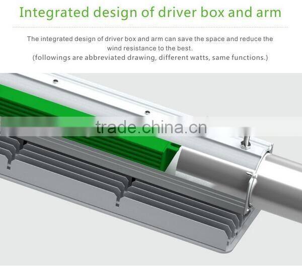 Arm driver intergrated 45 watt led street light CE RoHS
