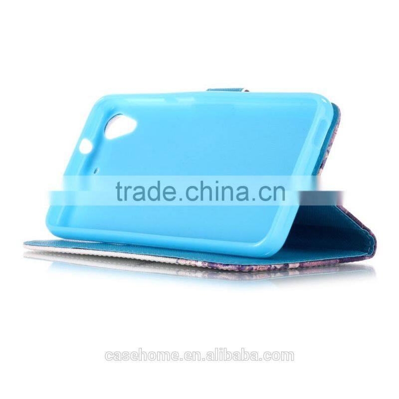 Color printing Card Slot Wallet Flip Leather Case Cover For HTC Desire 626 626S