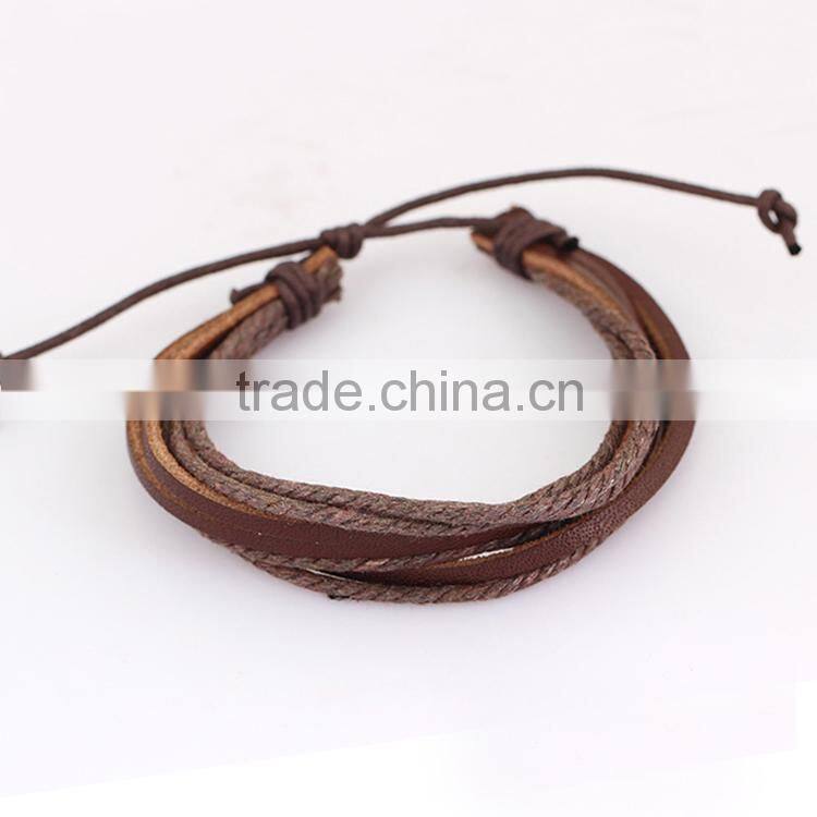 Fashion Bracelet, Leather Cord Bracelet, PTDB132