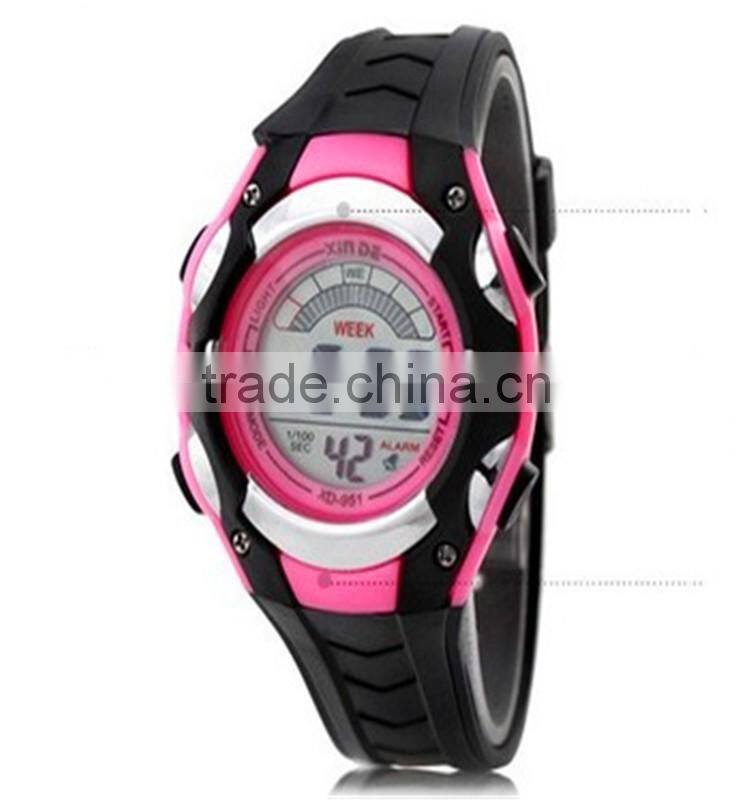 Fashion sports digital wrist watch,unisex multifunction watches