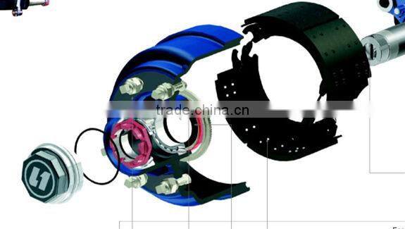 China OEM rubber torsion axle with disc brake