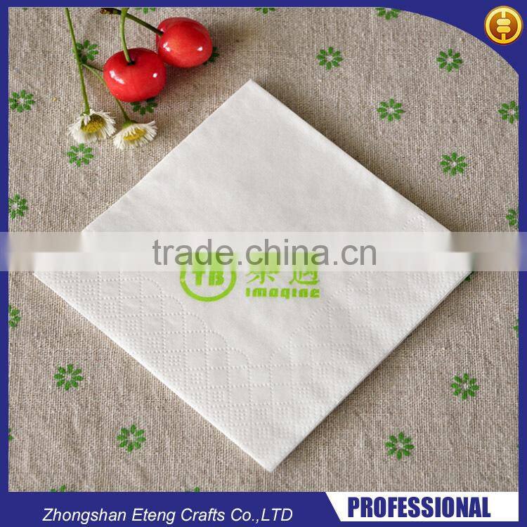 High definition printed paper napkin with custom made brand name