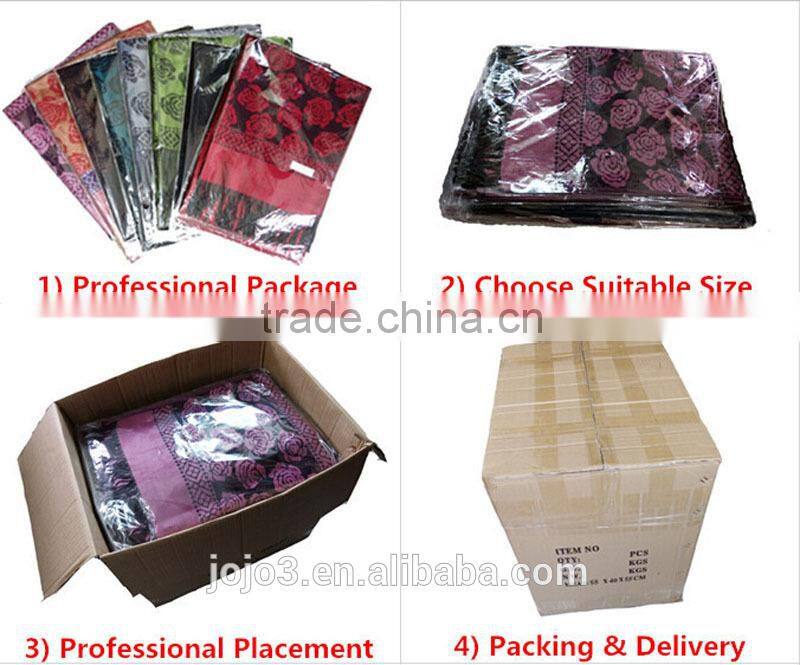 Elephant printing plain jersey cotton muslim long scarf hijab scarf