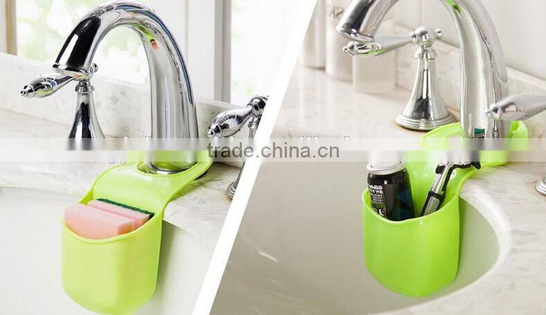 Hot sale high quality FDA and LFGB colorful silicone sponge soap holder/silicone storage bag kitchen producrs