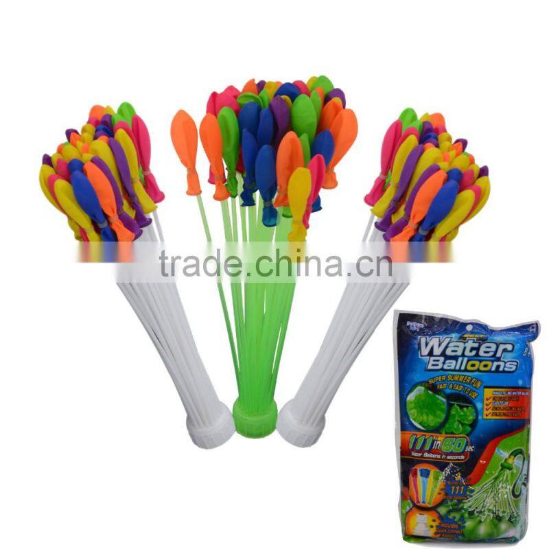 Summer cooling game latex water balloon bunch kid toy adult team game for fun