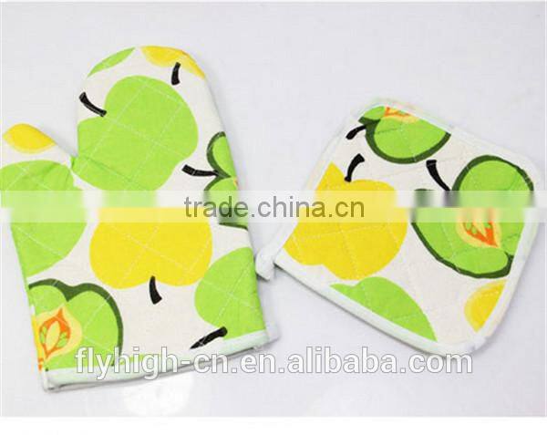 Promotional heat resistant silicone cooking gloves customized