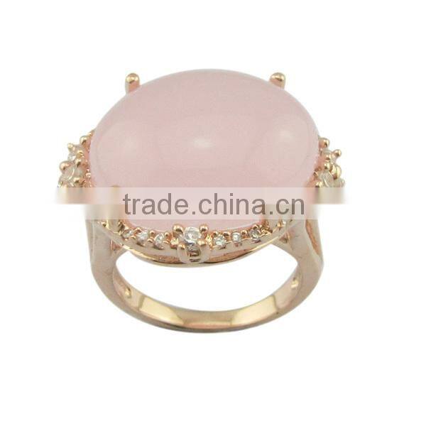 925 sterling silver big stone ring