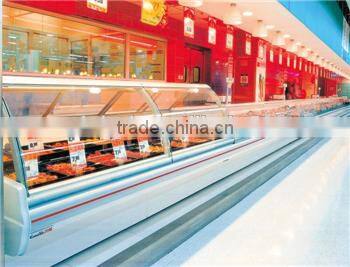 High quality Commercial Display Freezer for Frozen Food Shop, Display Chest Freezer, glass door ice cream freezer