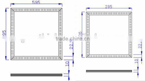 4014 chip square ultra thin led panel light(300x300mm)with CE& RoHS