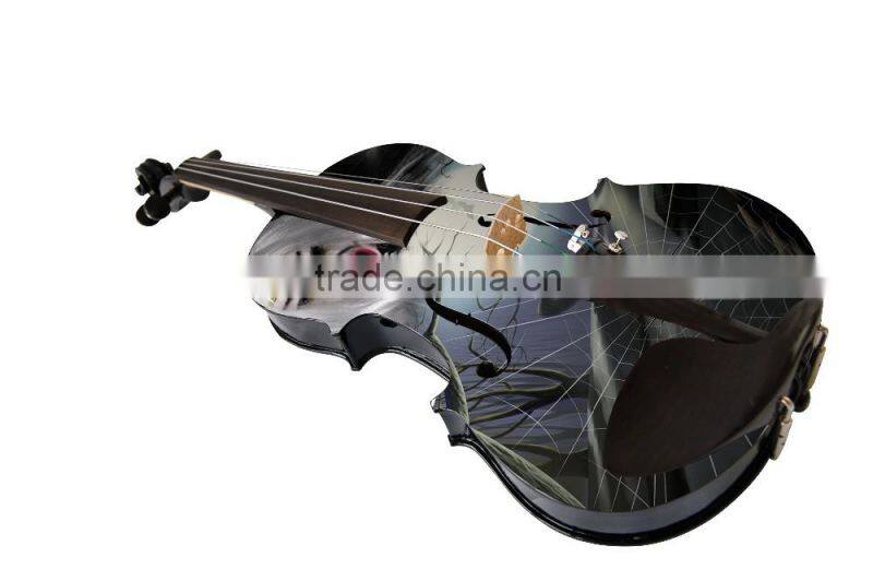 Dacorative Nice Art With Halloween Style Violin