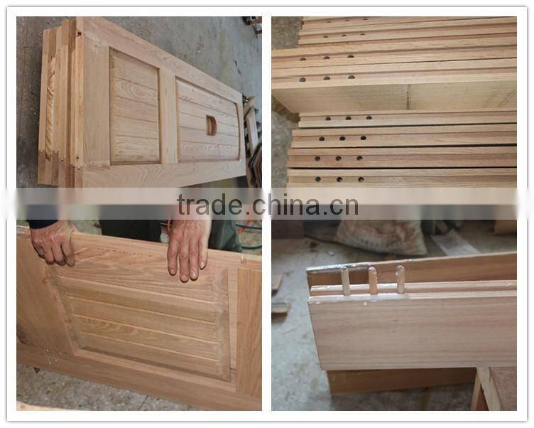 20mins-90mins External Fire Mahogany Solid Wood Door double door for villa & commercial glazed fire door