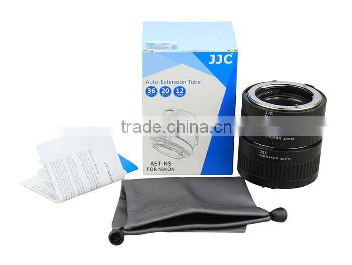 JJC AET-NS Camera Macro Extension Tube Automatic Extension Tube For Nikon F-mount