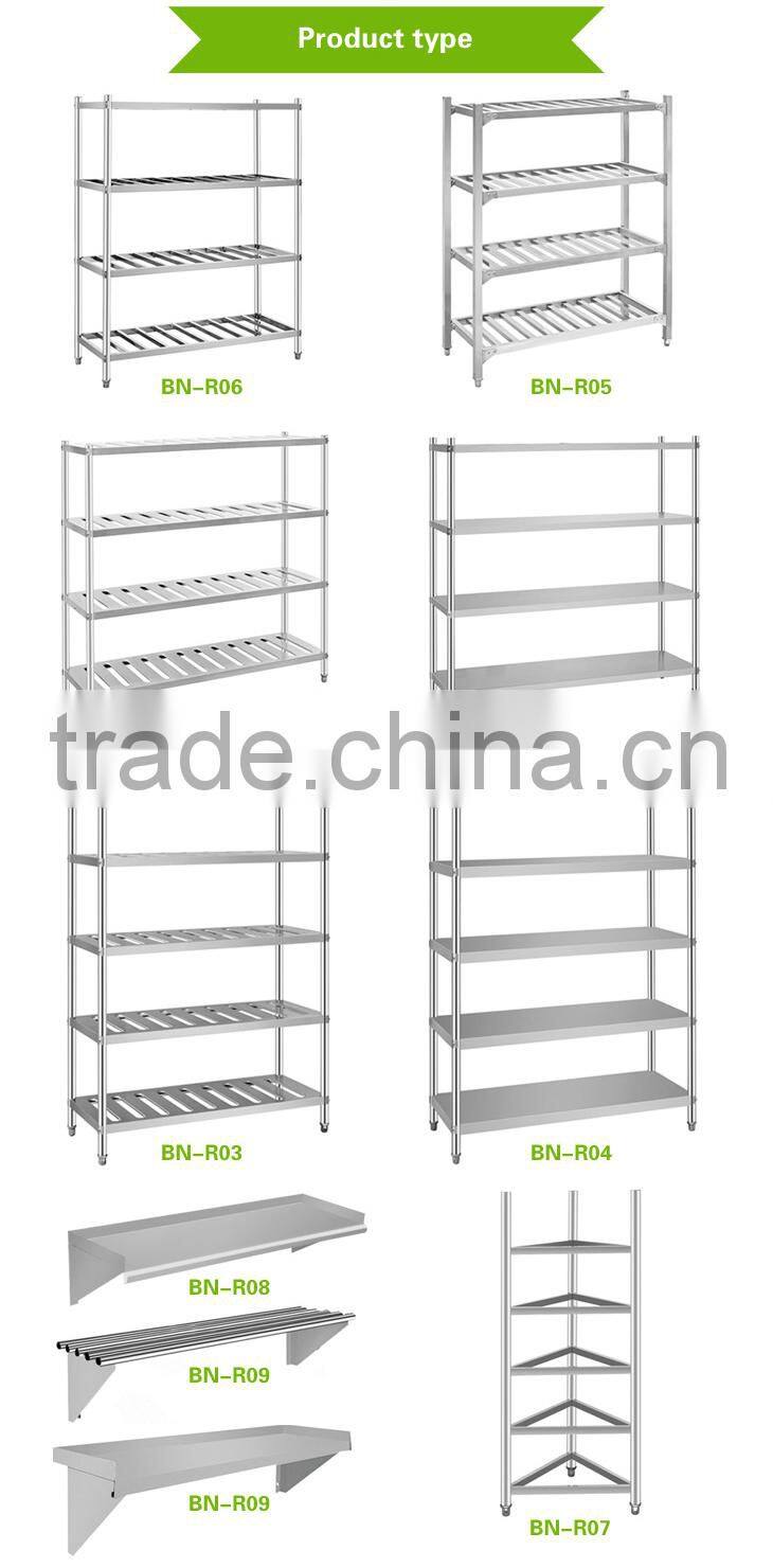 (BN-R09-2) Cosbao Equipment For Restaurant wall mounted shelf/microwave oven shelf