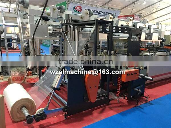 Three Side Sealing Zipper Standing Bag-making Machine