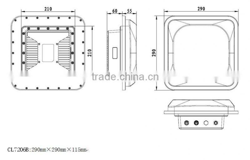 All in one rfid reader 485 port with 15 meters reading range
