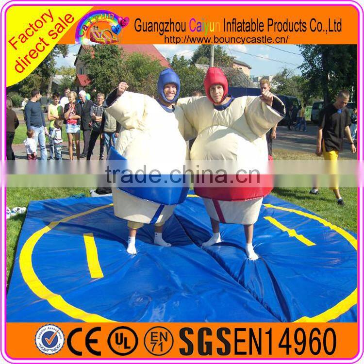 Cheap Fighting Inflatable Sumo Wrestling Suit in stock for kids and adults