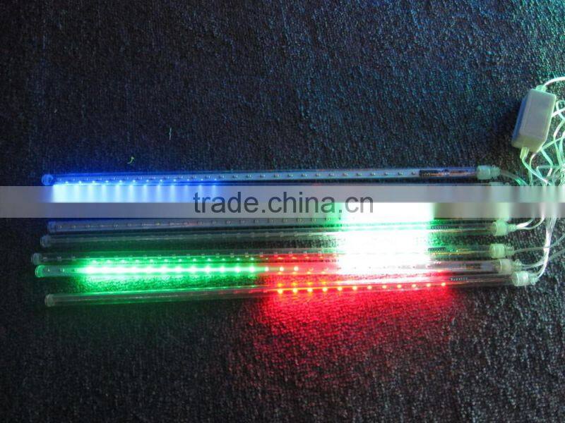 Cheap price 220v,50cm factory led meteor tube light for wedding decoration