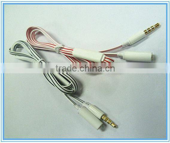 flat cable with microphone
