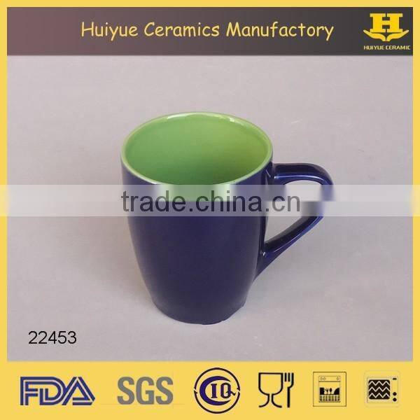 350ml mug ceramic, color glazed mug, promotion mug