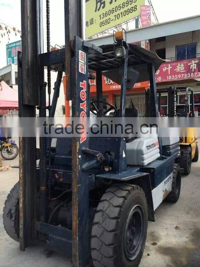 used TOYOTA 4t 5t 6t 8t hydraulic diesel forklift with a excellent working ability
