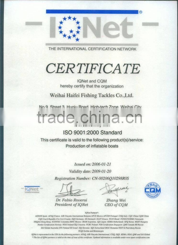 Made in china inflatable boats