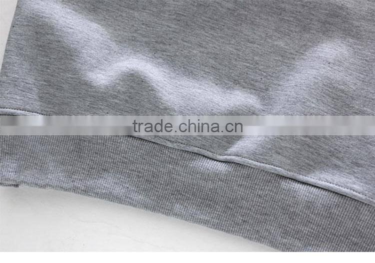 2015 fashion latest design hign quality cheap loose for men's anti shrink sports hoodies