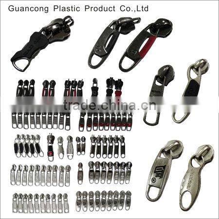 Custom bag zipper slider zip pull zipper head