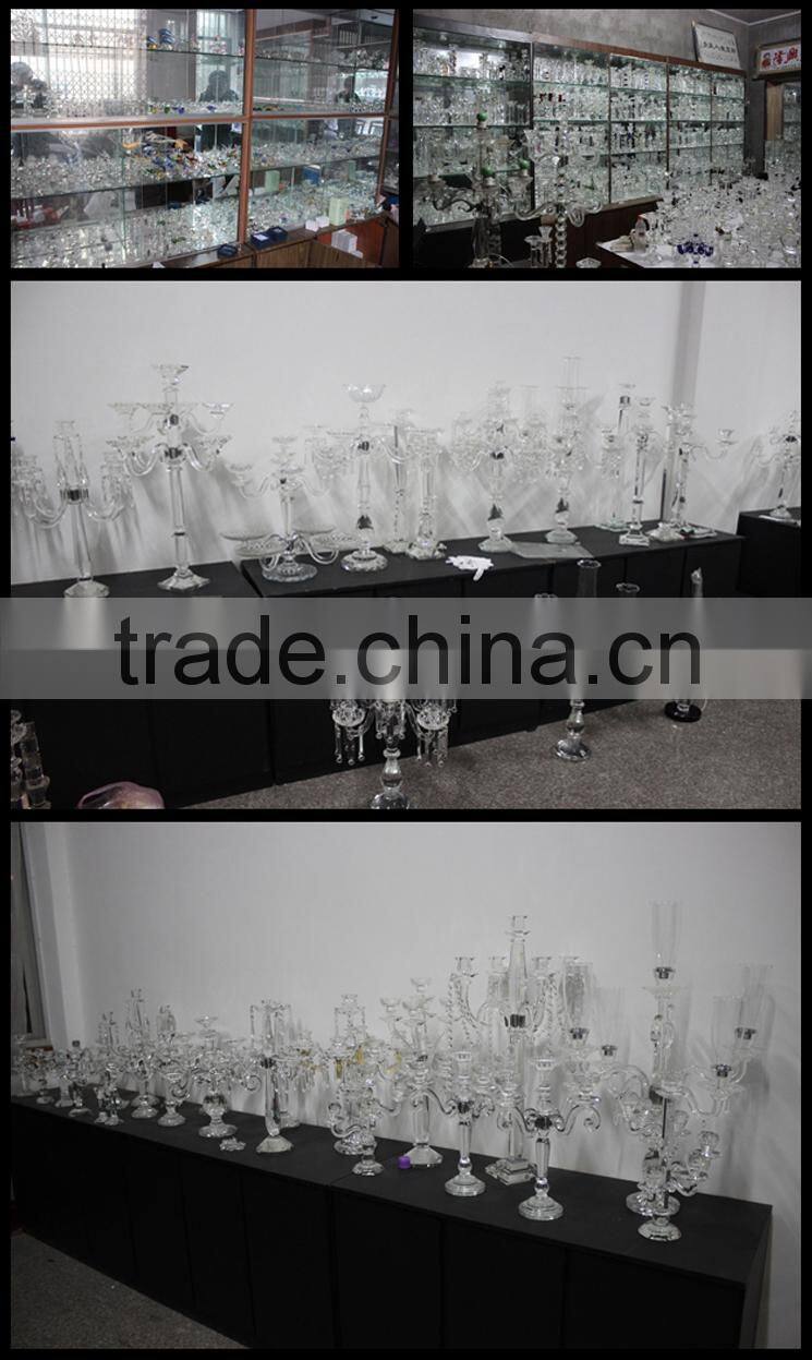 glass tube candle holder for ornaments