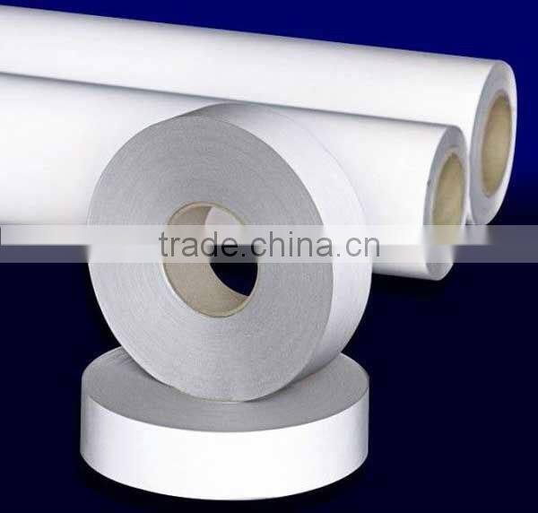 T/C backing reflective fabric tape sew on clothing,100% cotton fabric