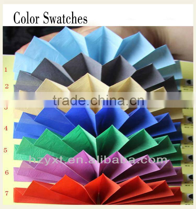 Manual control cleaning day night pleated shades for hotel