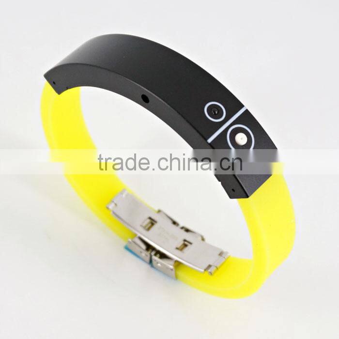 Healthy silicone bluetooth bracelets with vibrate notice and anti-lost alert WT-16