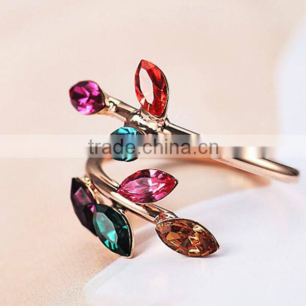 2014 summer fashionable womens flower ring made with Yumei