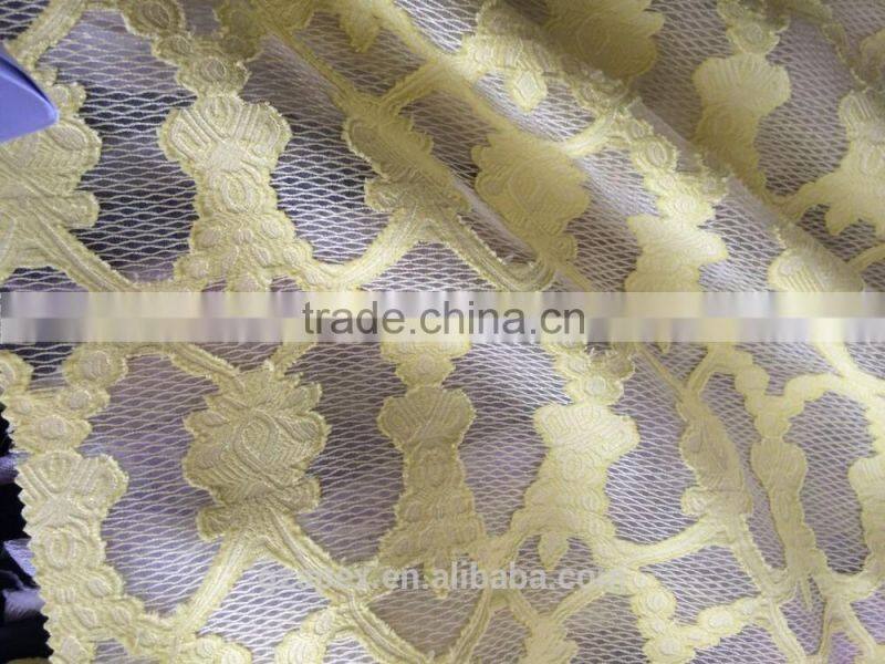 APN4901guangzhou hot selling fashion nylon polyester lace trimming for girl dress