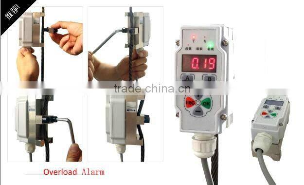 QZX-A 4000kg 1m cable china elevator lifting load limiter controller sensor
