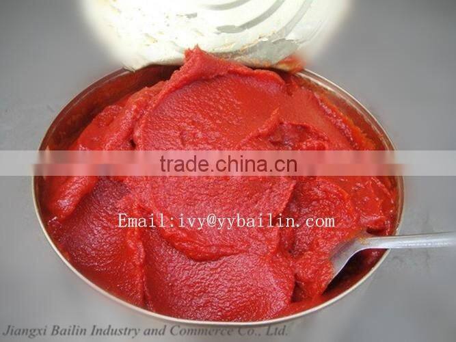 Natural Fresh Tin Canned Tomato Paste With Good Quality
