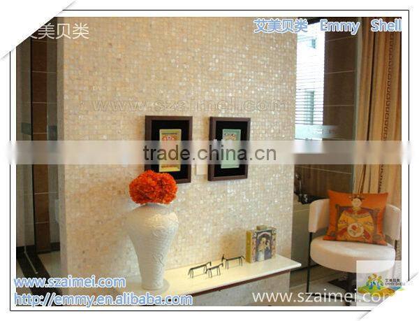 luxury strip black/gray mother of pearl seashell mosaic wall tile factory price