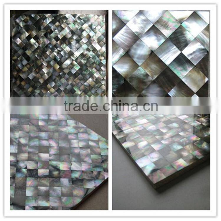 beauty natural black mother of pearl seashell mosaic table top