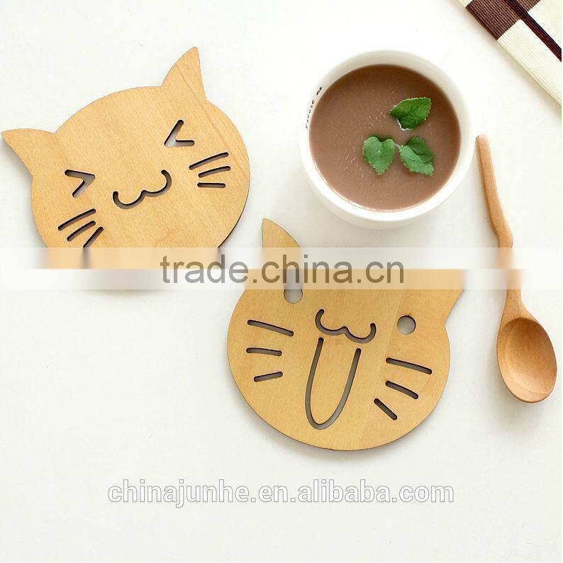 Hot popular ainimal shape coaster wood for sale