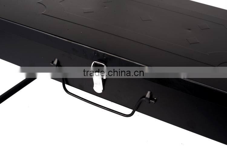 Professional Custom 2015 portable folding charcoal bbq grills Steel Simple outdoor barbeque grill